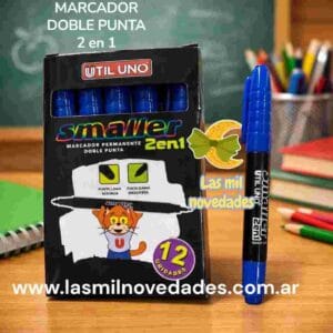 FIBRA MARCADOR **DOBLE PUNTA 2 EN 1** UU variedad de colores - Imagen 3