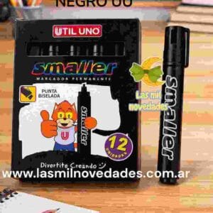 MARCADOR FIBRON PERMANENTE "NEGRO" UU