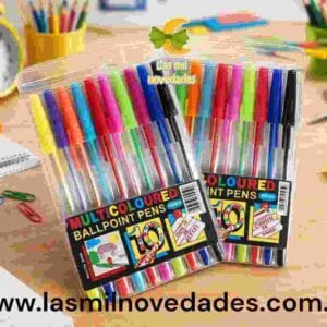 LAPICERA DE COLOR X 10 "MULTICOLOURED" o UU