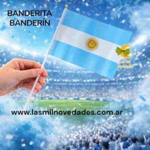 BANDERITA BANDERIN DE TELA 20 x 30 cms