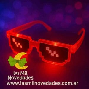 ANTEOJO x 1 **LENTE PIXELADO** CON LUZ LED