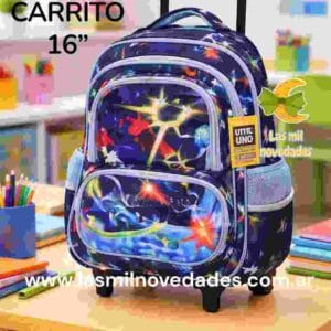 LIQUIDACION MOCHILA CON CARRO 16" Y 18" - Imagen 3