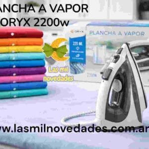 PLANCHA A VAPOR ORYX 2200W - Imagen 1