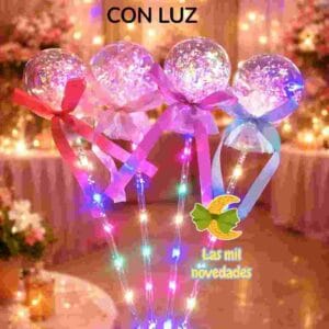 VARA **COTILLON** CON LUZ VARIEDAD DE FORMAS - Imagen 3