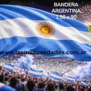 BANDERA DE ARGENTINA 1,50 x 90cm - Imagen 2