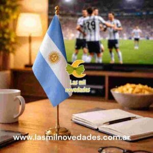 BANDERITA DE MESA ARGENTINA - Imagen 1