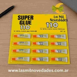 PEGAMENTO TIPO "LA GOTITA" SUPER GLUE 110 x 1
