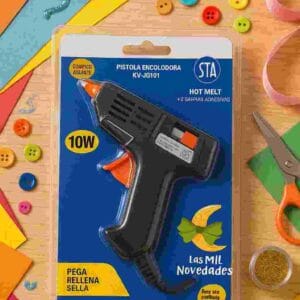 PISTOLA DE SILICONA PARA BARRA CHICA "MARCA SEÑORITA O CANDELA" 10wts - Imagen 1