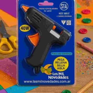 PISTOLA DE SILICONA PARA BARRA GRANDE "MARCA SEÑORITA o CANDELA" 40wts - Imagen 1
