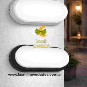 TORTUGA OVALADA 18 watts carcasa blanca o negra - Imagen 1