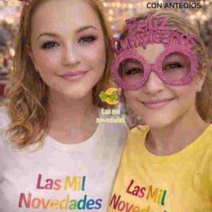 VINCHA FRASE **FELIZ CUMPLEAÑOS CON ANTEOJOS** variedad de colores