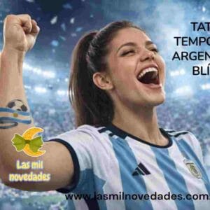 TATUAJE TEMPORAL DE ARGENTINA EN BLISTER - Imagen 5