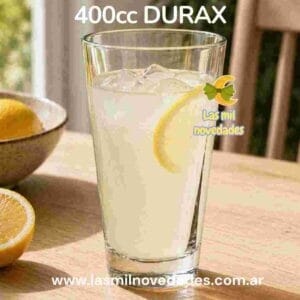 VASO **TANGO** VIDRIO REFORZ 400 cc DURAX - Imagen 2