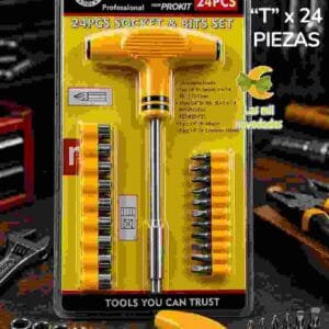 LLAVE "T" X 24 PIEZAS