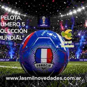 PELOTA DE FUTBOL N° 5 "COLECCION MUNDIAL" - Imagen 3