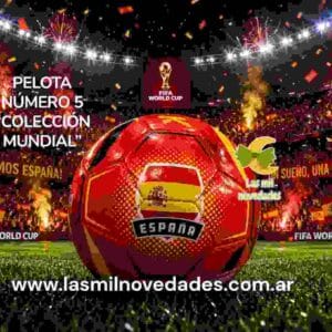 PELOTA DE FUTBOL N° 5 "COLECCION MUNDIAL" - Imagen 4