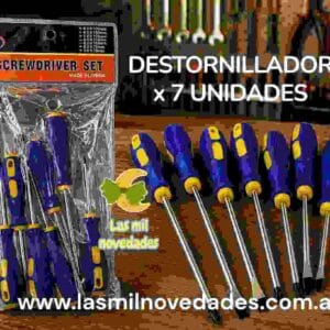 DESTORNILLADOR X 7 UNIDADES