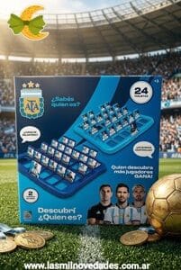 JUEGO DE MESA DESCUBRI QUIEN ES Edicion Limitada SELECCION ARGENTINA - Imagen 1