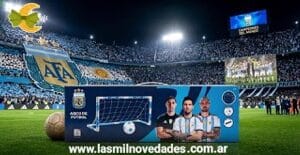 ARCO DE FUTBOL CON PELOTA Edicion Limitada SELECCION ARGENTINA - Imagen 1