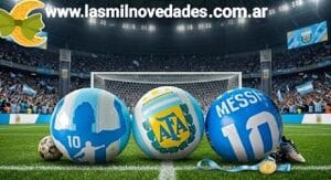 PELOTA DE GOMA PALMERITA Edicion Limitada SELECCION ARGENTINA - Imagen 1