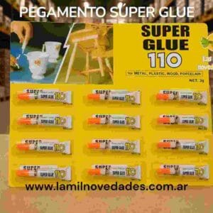 PEGAMENTO TIPO "LA GOTITA" SUPER GLUE 110 x 1