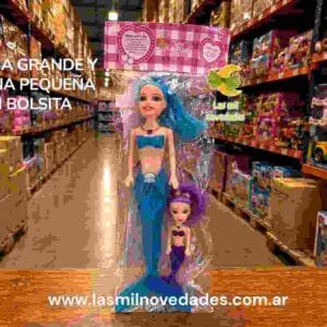 SIRENA grande y SIRENITA pequeña en bolsita