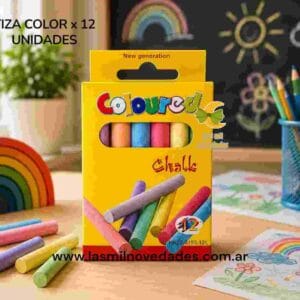 TIZA COLOR x 12 unidades - Imagen 1