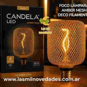 FOCO LAMPARA **AMBER MESH** DECO FILAMENTO - Imagen 2