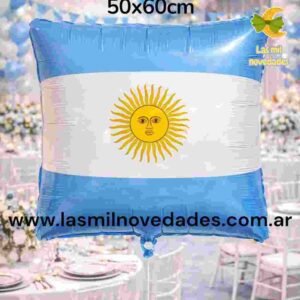 GLOBO BANDERA DE ARGENTINA 50 x 60 cms