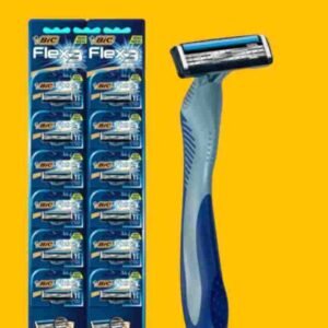 MAQUINITA DE AFEITAR AZUL TRES HOJAS FLEX 3 BIC