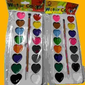 ACUARELA con 12 colores con pincel