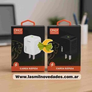CARGADOR ONLY FICHA C DESMONTABLE CON  1 ENTRADAS USB MOD 06