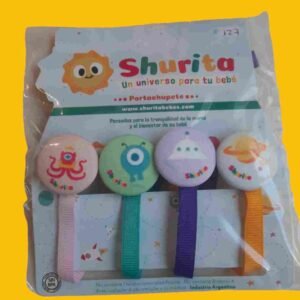 PORTACHUPETES SHURITA x 4 unidades, variedad de diseños - Imagen 2
