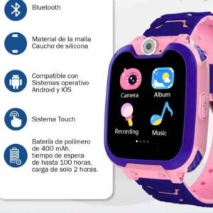 RELOJ INTELIGENTE 4G KIDS CON RASTREADOR Y LOCALIZADOR - Imagen 2