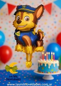 GLOBO x 1 "PAW PALTROW PATRULLA CANINA" 15 pulgadas 40 cms aprox