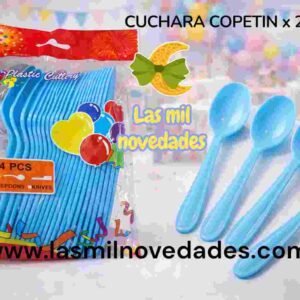 BLISTER con 24 CUCHARA CUCHARITA COPETIN