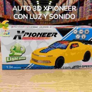 OFERTA!!! AUTO 3D XPIONEER CON LUZ Y SONIDO LIQUIDACION - Imagen 1
