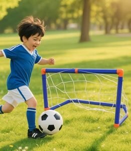 ARCO DE FUTBOL CON RED DESARMABLE INTERNATIONAL SOCCER - Imagen 1
