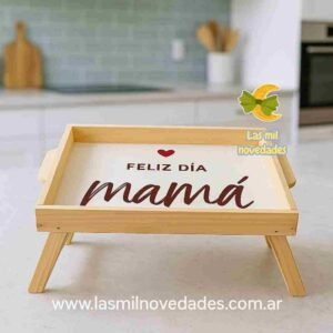 BANDEJAS DESAYUNO "CON PATAS" Y LAMINA ESTAMPA 36*23 cms variedad de diseños - Imagen 2