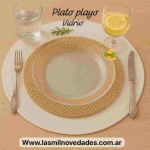 PLATO PLAYO VIDRIO DURAX - Imagen 1