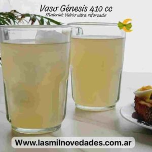 VASO **GENESIS** VIDRIO REFORZ 410 cc DURAX