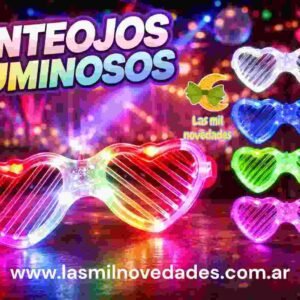 ANTEOJO x 1 **RAYADO** LED LUMINOSO - Imagen 2