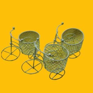 BICI BICICLETA DE METAL ADORNO DISEÑO - Imagen 1