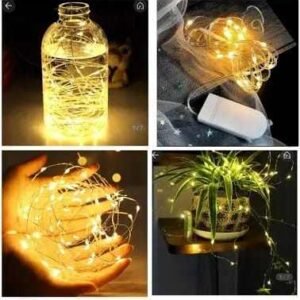 ALAMBRE LED "CALIDO" 3 METRO (incluye pilas)