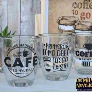TAZA VIDRIO variedad de diseños