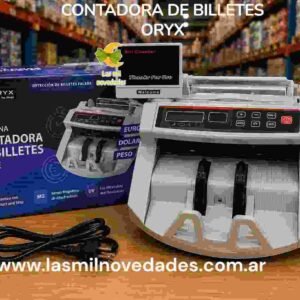 CONTADORA DE BILLETES PREMIUN CON DETECTOR ORYX