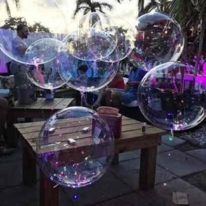 GLOBO BOBO BURBUJA TRANSPARENTE PARA DECORAR - Imagen 1
