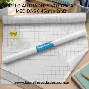 ROLLO AUTOADHESIVO CONTAC. Medidas 0.45cm x 2mts