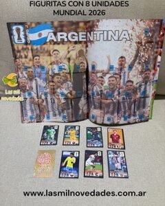 OFERTA!!! FIGURITAS con 8 unidades MUNDIAL 2026