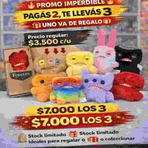 COMBO 3 x 2 EN FUGGLERS PELUCHES!!!